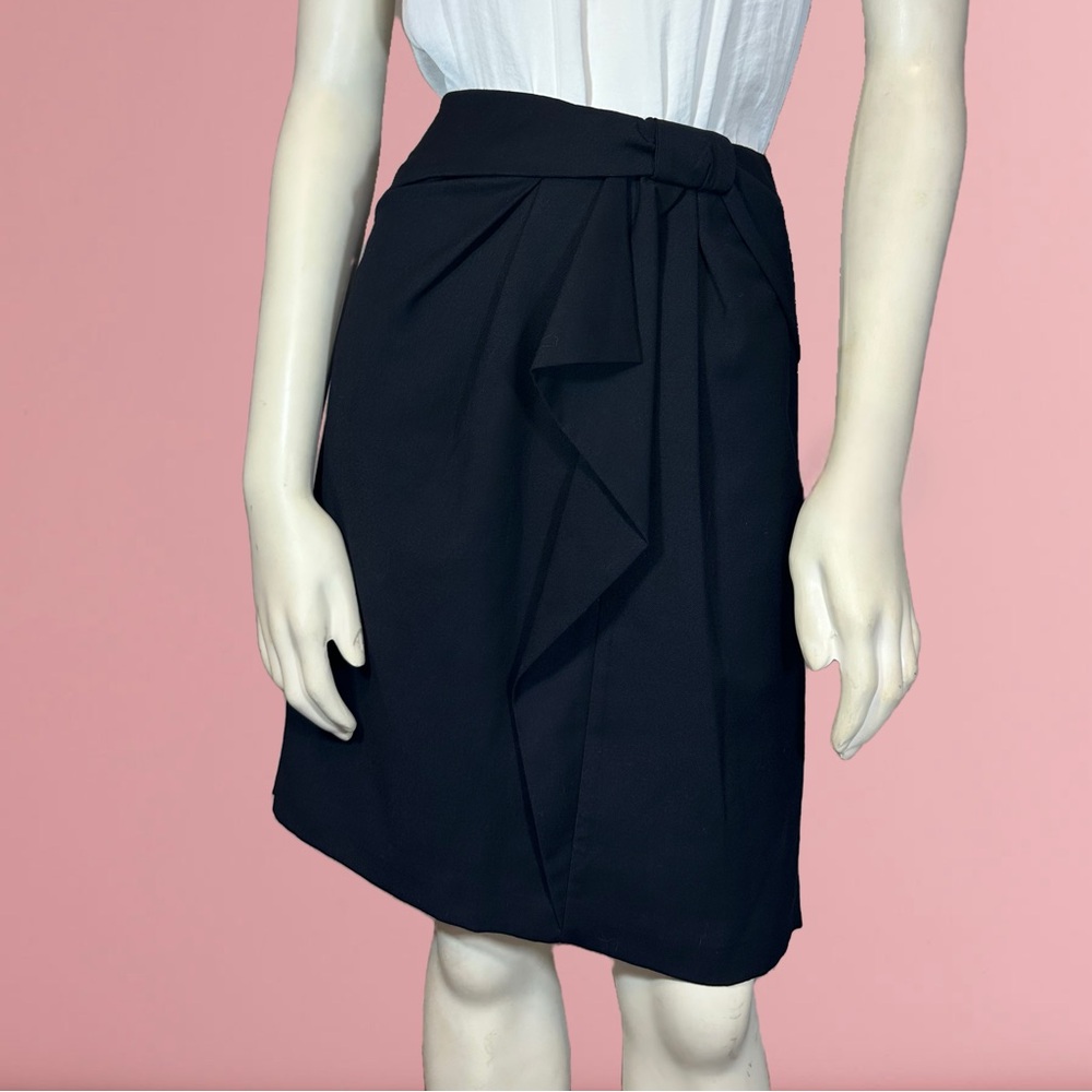 Banana Republic Black Asymmetrical Pencil Skirt